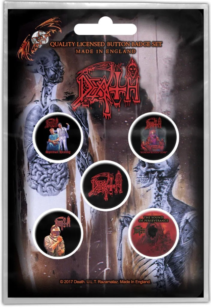 Death - Albums, Button Set