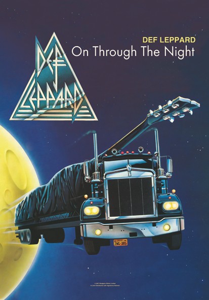 Def Leppard – On Through the Night, Textile Poster