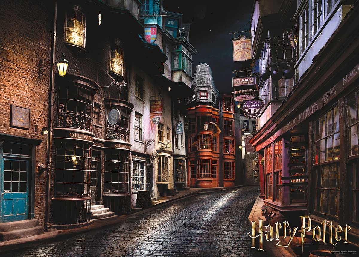 Harry Potter - Diagon Alley, 1000 Piece Puzzle