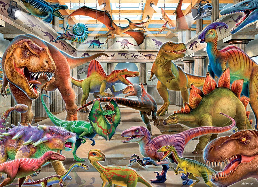 Dino Museum by P.D. Moreno, 1000 Piece Puzzle