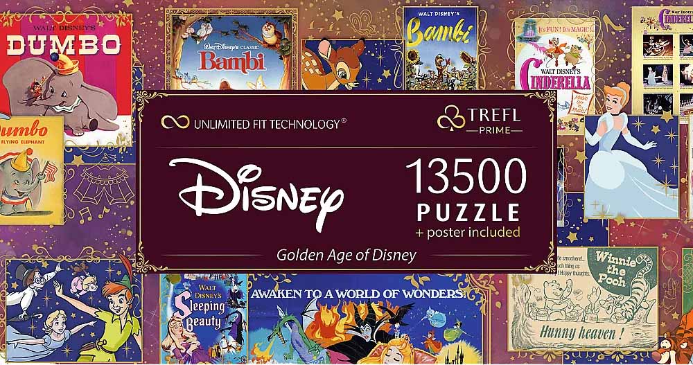 Disney Golden Age of Disney 13,500 Piece Puzzle
