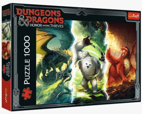 Dungeons &amp; Dragons: legendarische monsters van Faerun, puzzel van 1000 stukjes