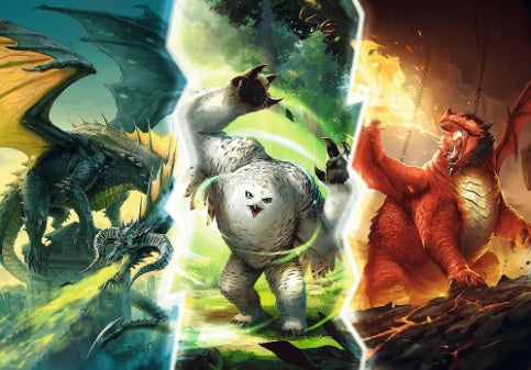 Dungeons &amp; Dragons: legendarische monsters van Faerun, puzzel van 1000 stukjes
