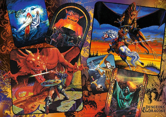 Dungeons &amp; Dragons: The Origins of D &amp; D, 1000 brikker puslespil
