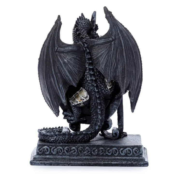 Dragon in Armour Mantle - Clock