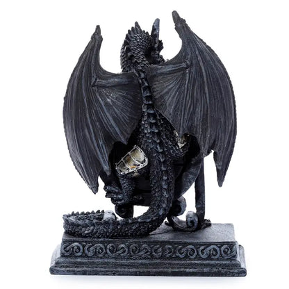 Dragon in Armour Mantle - Clock