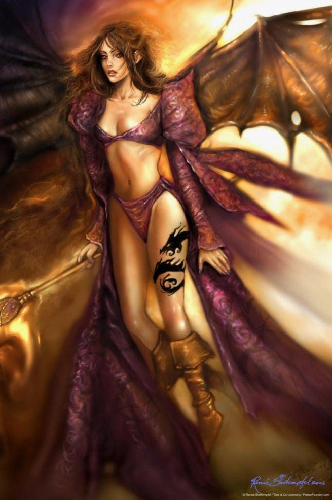 Dragon Lady By Renee Biertempfel, Poster
