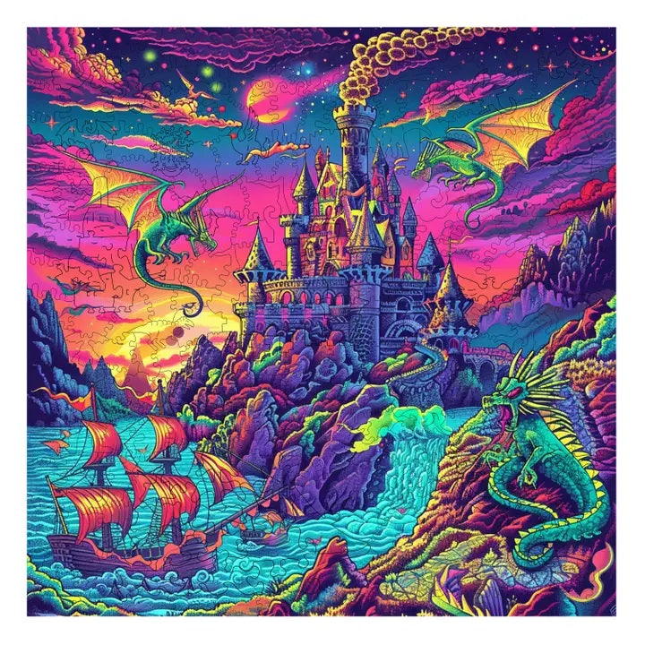 Dragons Dream Wood 300 Piece Jigsaw Puzzle
