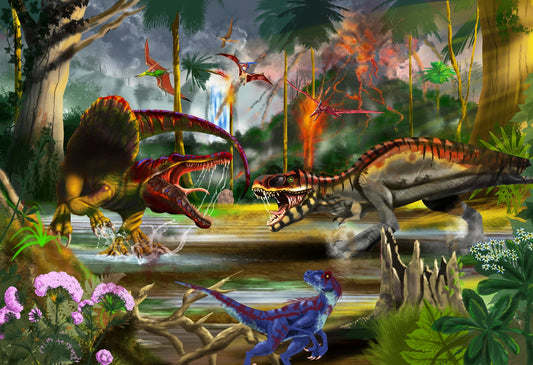 Duel of the Titans by Howard Brower, 1000 Piece Puzzle