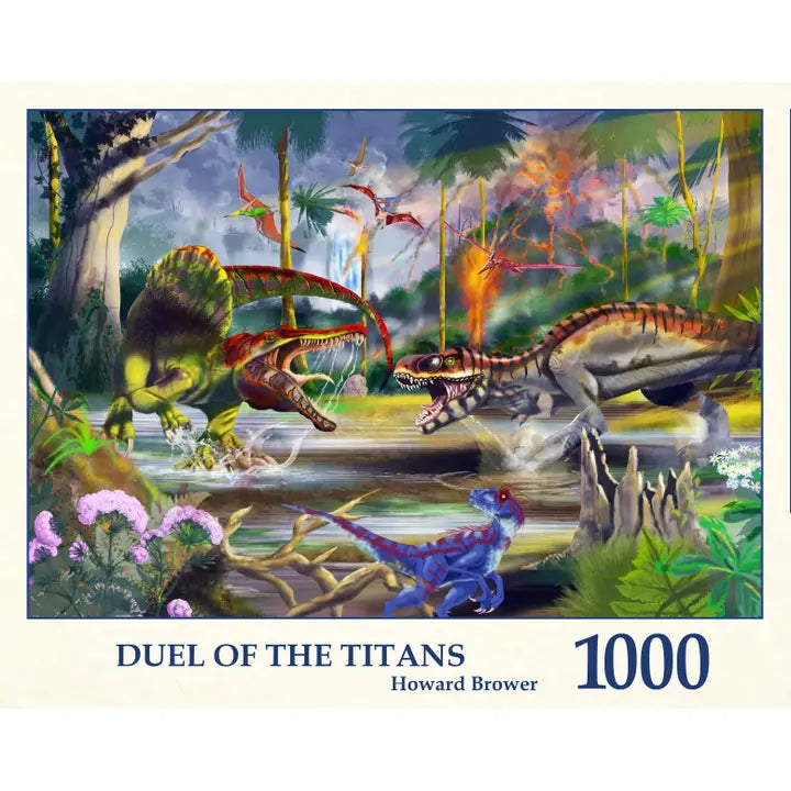 Duel of the Titans by Howard Brower, 1000 Piece Puzzle