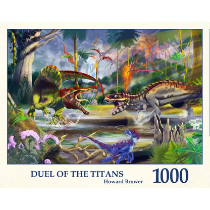 Duel of the Titans by Howard Brower, 1000 Piece Puzzle