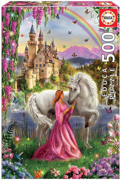 Fairy and Unicorn by Marcello Corti, 500 Piece Puzzle