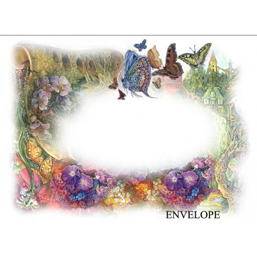 Gossamer Birthday by Josephine Wall, Glitter Greeting Card