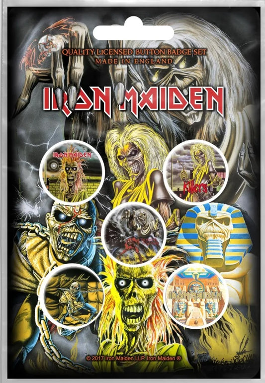 Iron Maiden - The Early Years, Button Set