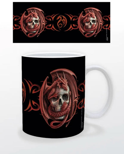 Skull Embrace by Anne Stokes, Mug