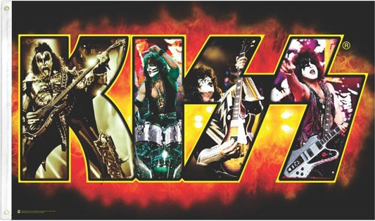 KISS Collage Logo, Fly Flag