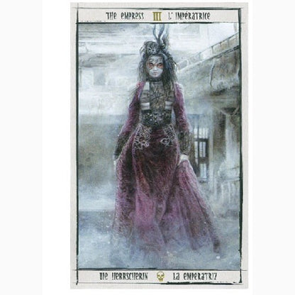 Malefic Time Tarot Deck by Luis Royo & Romulo Royo.