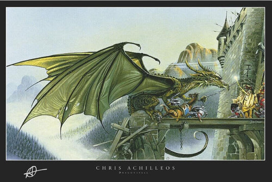 Dragon Spell by Chris Achilleos, Poster