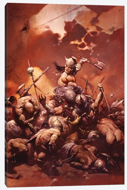 Destroyer by Frank Frazetta, Canvas Print