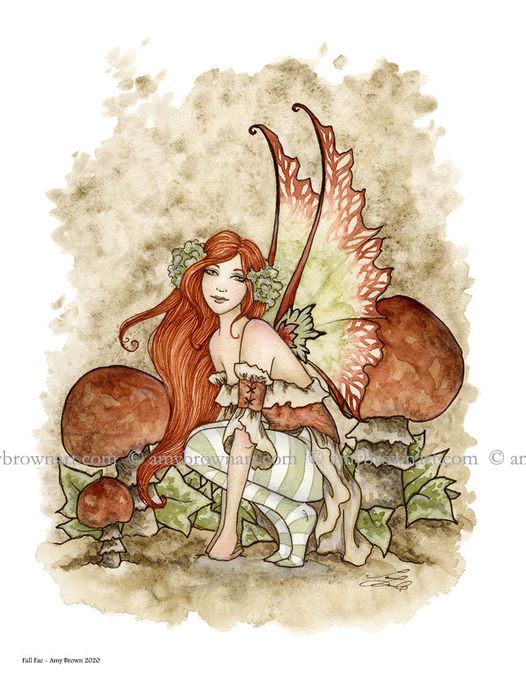 Fall Fae by Amy Brown, Print