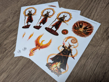 Anne Stokes Sticker Sheets – Elemental Magic