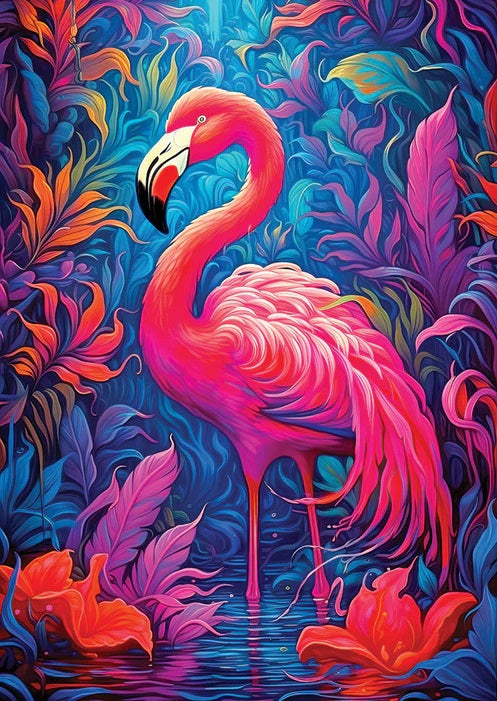 Flamingo Miracle by Wumples, 1000 Piece Puzzle