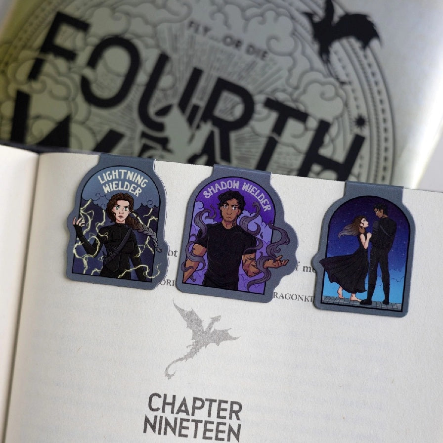 Xaden & Violet - Fourth Wing, Magnetic Bookmark Set
