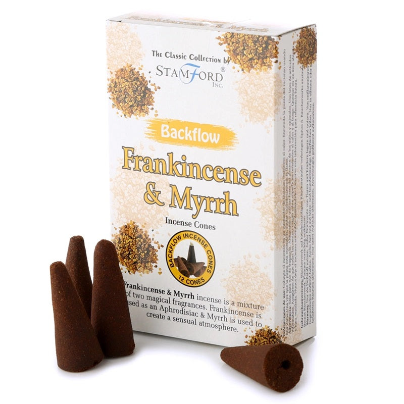 Frankincense & Myrrh Backflow Cone Incense