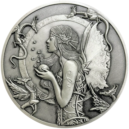 Amy Brown's "Dragon Spell" Goliath Coin