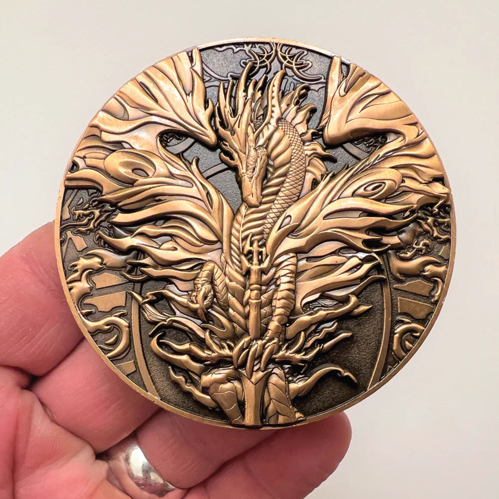 Ruth Thompson's "Flameblade" Goliath Coin