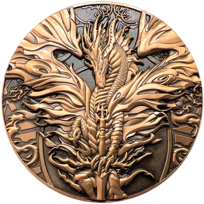 Ruth Thompson's "Flameblade" Goliath Coin