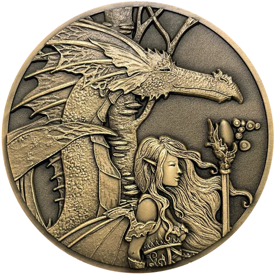Amy Brown's "The Journey" Goliath Coin
