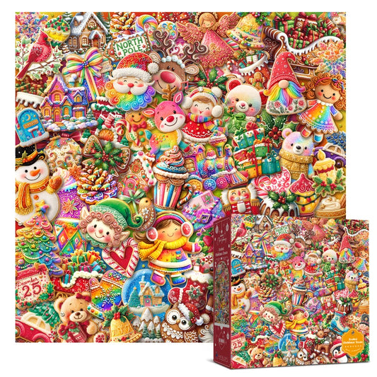 Frosted Christmas Treats, 1000 Piece Puzzle