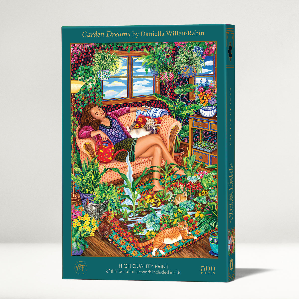 Garden Dreams by Daniella Willett-Rabin 500 Piece Puzzle