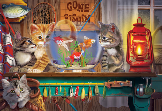 Gone Fishin by Howard Brower, 1000 Piece Puzzle