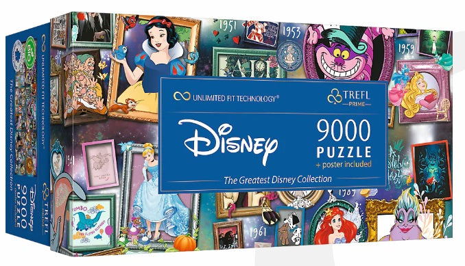 De grootste Disney-collectie - puzzel van 9000 stukjes
