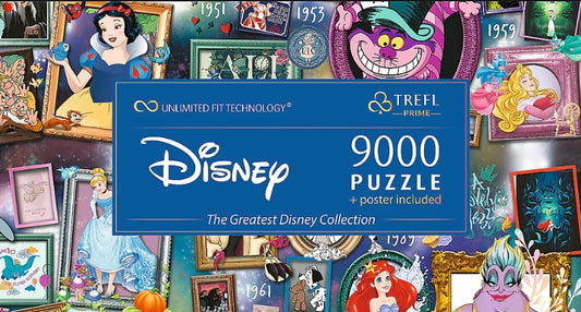 De grootste Disney-collectie - puzzel van 9000 stukjes
