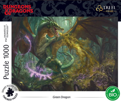 The Hunt For The Green Dragon - Dungeons & Dragons,  1000 Piece Puzzle