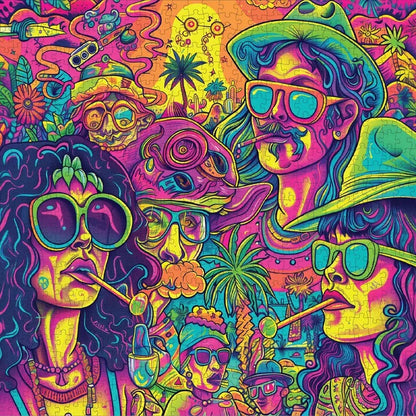 Groovy Gathering, 1000 Piece Puzzle