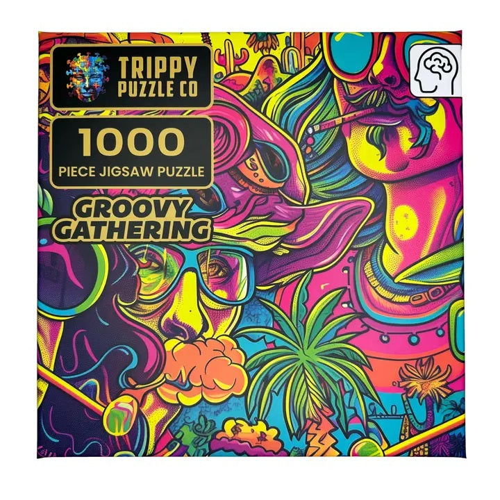 Groovy Gathering, 1000 Piece Puzzle