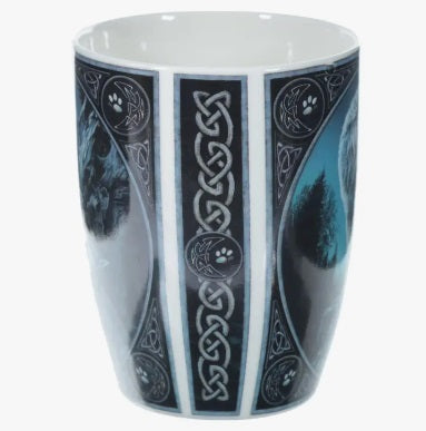 Lisa Parker Guidance Wolf Design Porcelain Mug