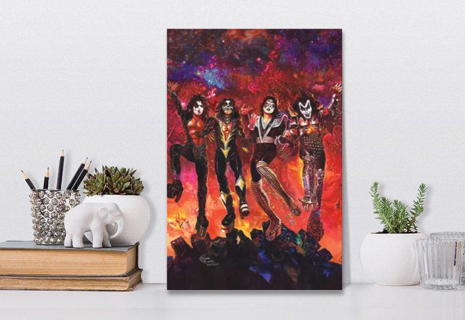 Kiss Destroyer by Chris Hoffman, Limited Edition Canvas Print