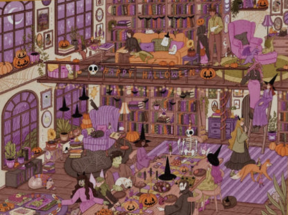 Halloween House Party by Marigona Suli, 1000 Piece Puzzle