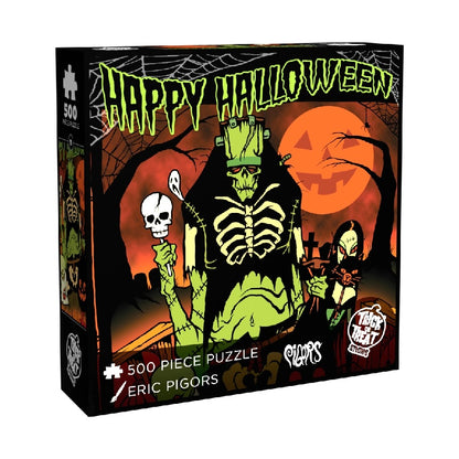 Toxic Toons Happy Halloween by Eric Pigors, 500 Piece Puzzle