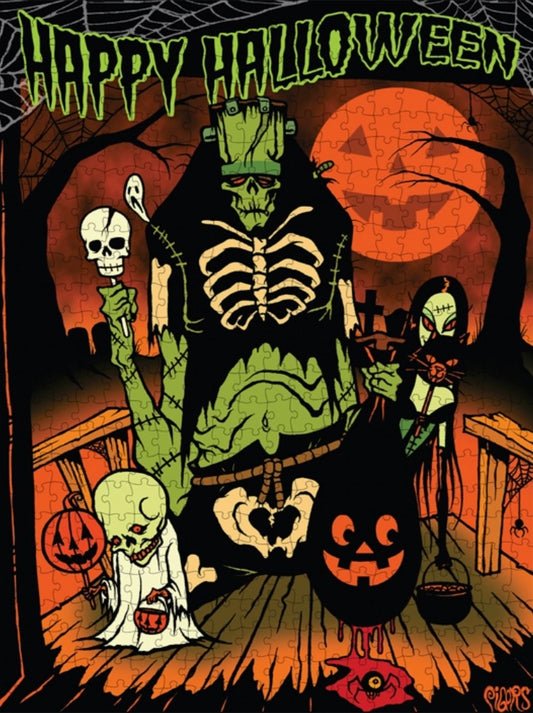 Toxic Toons Happy Halloween by Eric Pigors, 500 Piece Puzzle