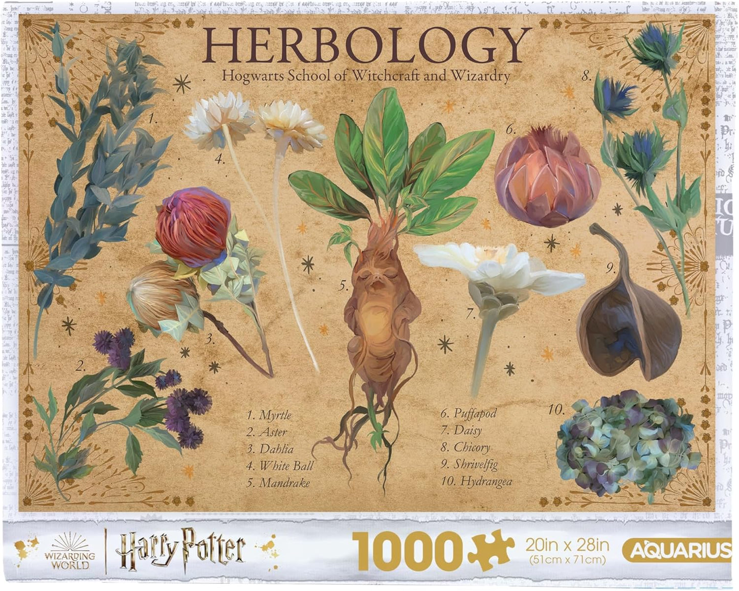 Harry Potter - Herbology, 1000 Piece Puzzle