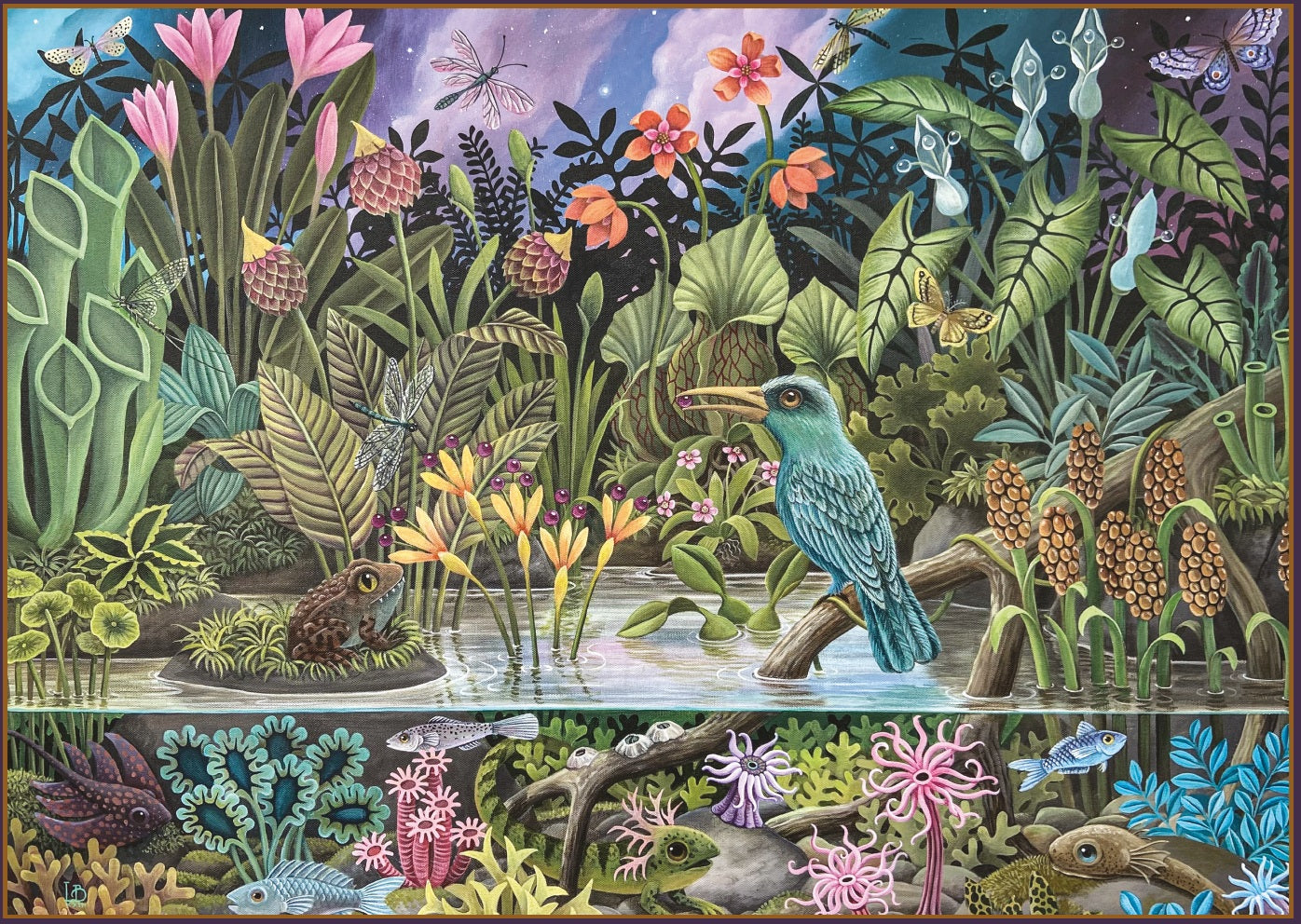 Hidden Lagoon by Laine Bachman, 500 Piece Puzzle