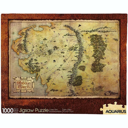 The Hobbit - Map, 1000 Piece Puzzle