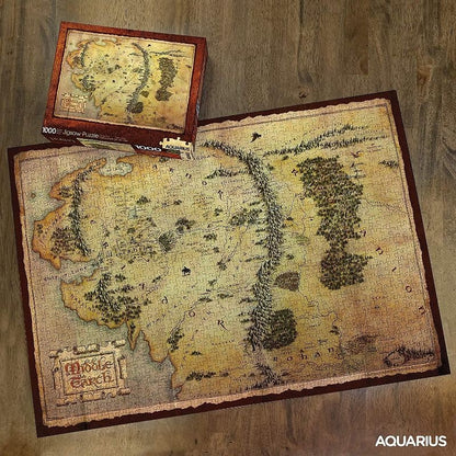 The Hobbit - Map, 1000 Piece Puzzle