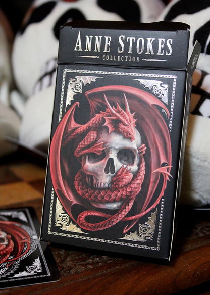 Skull Embrace by Anne Stokes, Playing Cards